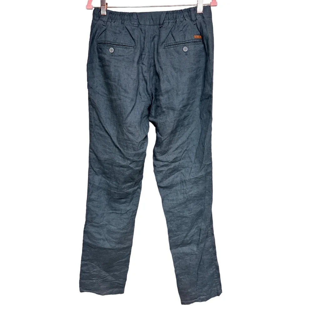 Loro Piana 100% Linen Pants Green Men's Size (IT 44) US 31‎ X 32